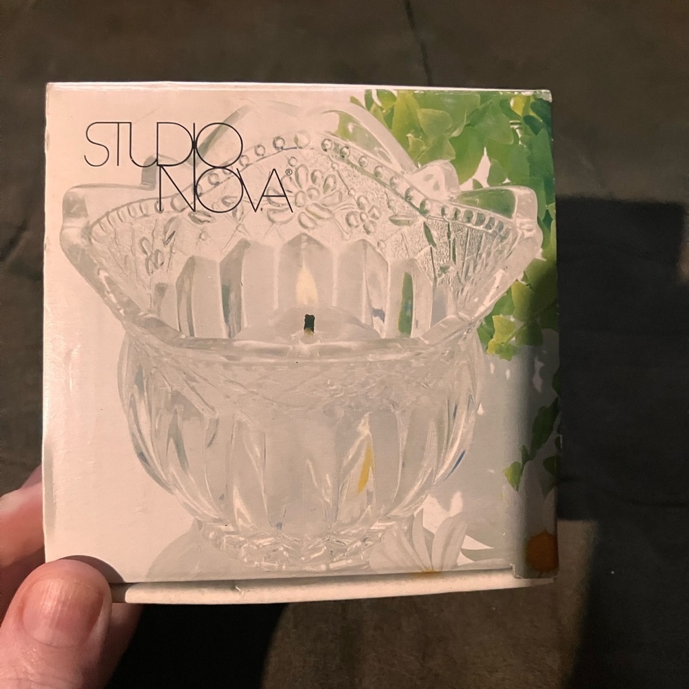 Studio Nova Floral Lace Votive Candleholder